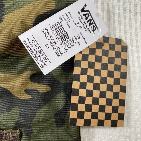 Vans Drill Chore Camo Camouflage Coat - Picture 6 of 9